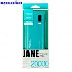 Proda Jane Series Power Box 20000mAh Power Bank Blue