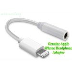 Genuine Apple iPhone 7 Headphone Adapter 3.5mm Audio Jack to Lightning Jack