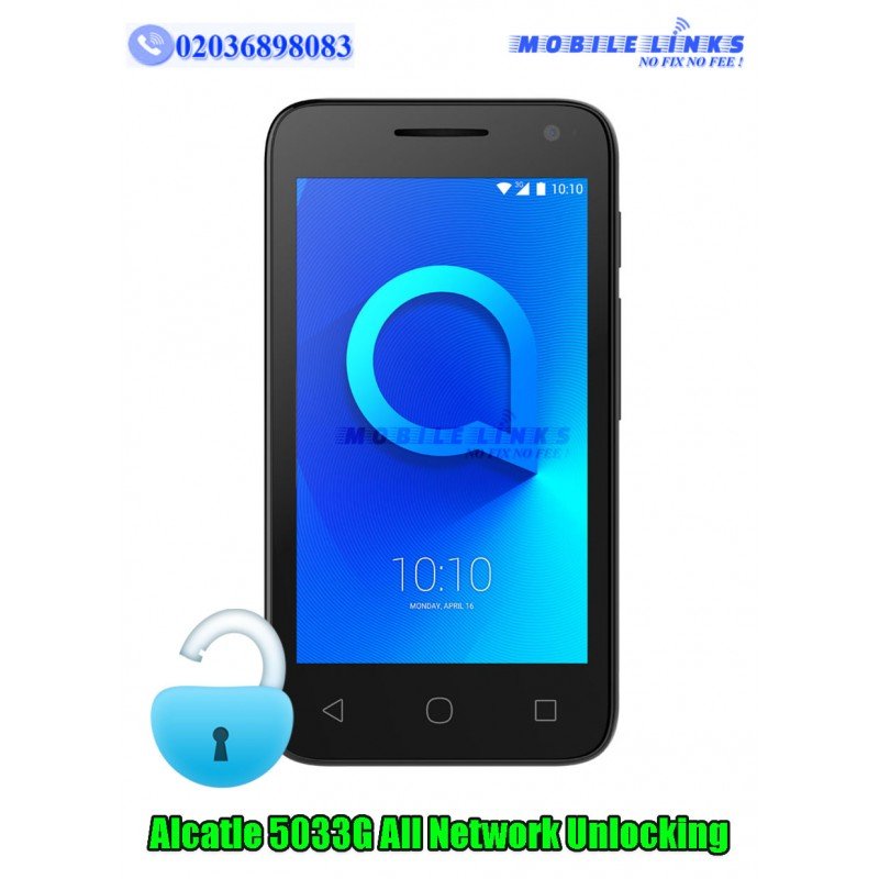 Alcatel 5033G All Network Unlocking