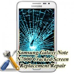 Samsung Galaxy Note N7000 Cracked Screen Replacement Repair