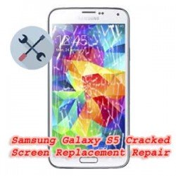 Samsung Galaxy S5 Cracked Screen Replacement Repair