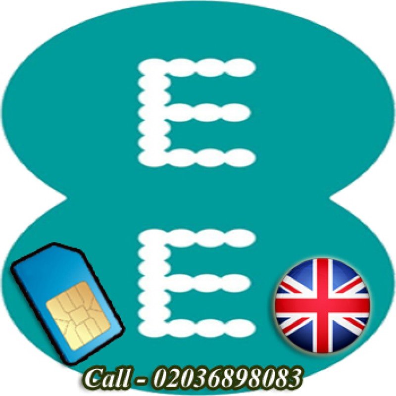 EE UK Network Pay As You Go 5G Sims in East London