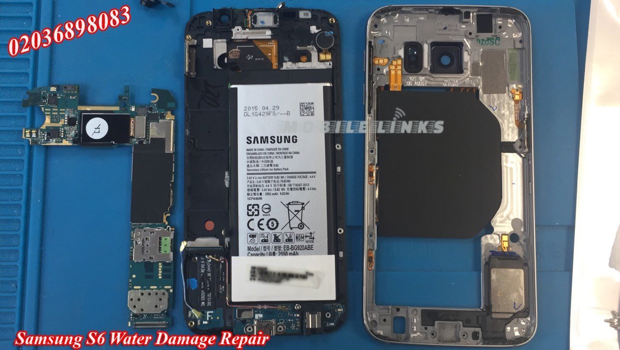 Samsung Galaxy S6 Water Damage Repair at Mobile Links E13