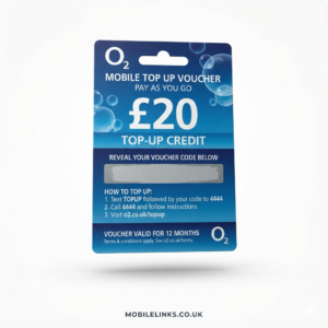 O2 Mobile Top Up Voucher