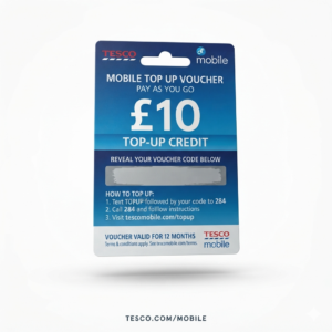 Tesco Mobile Top Up Voucher