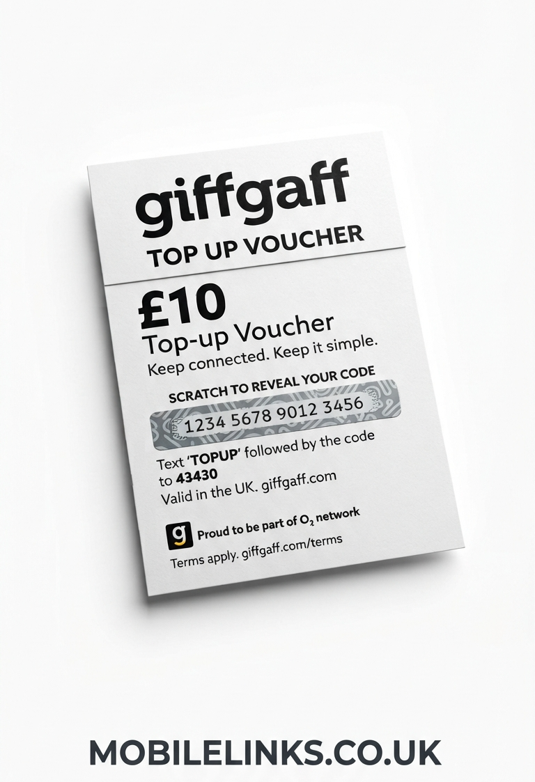 Giffgaff Top Up Voucher