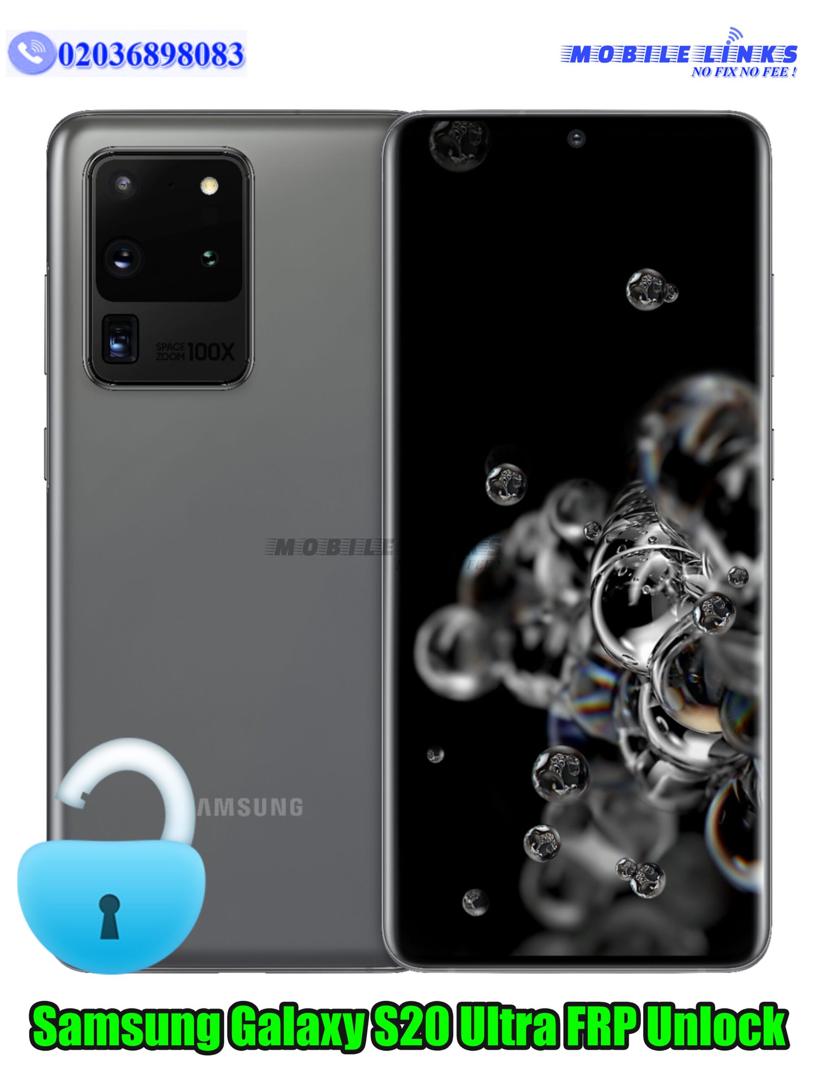 Samsung Galaxy S20 Ultra FRP Unlocking