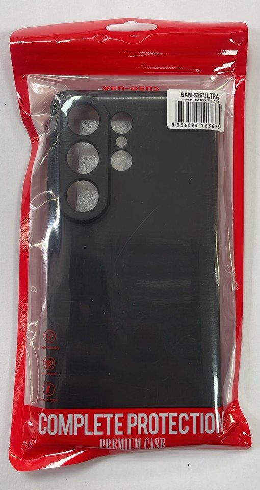 Samsung Galaxy S26 Ultra Black TPU Case Slim Shockproof Camera Cover